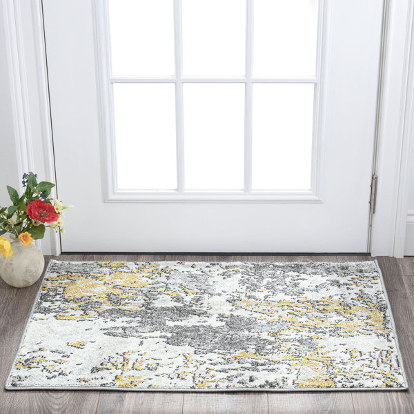Trent Austin Design® Korth Yellow/Gray Area Rug & Reviews Wayfair
